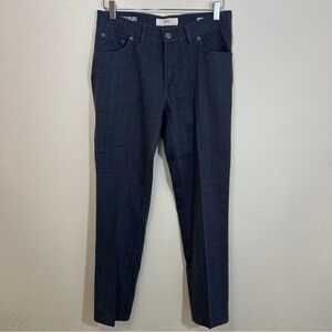 BRAX Chuck pants blue and grey plaid